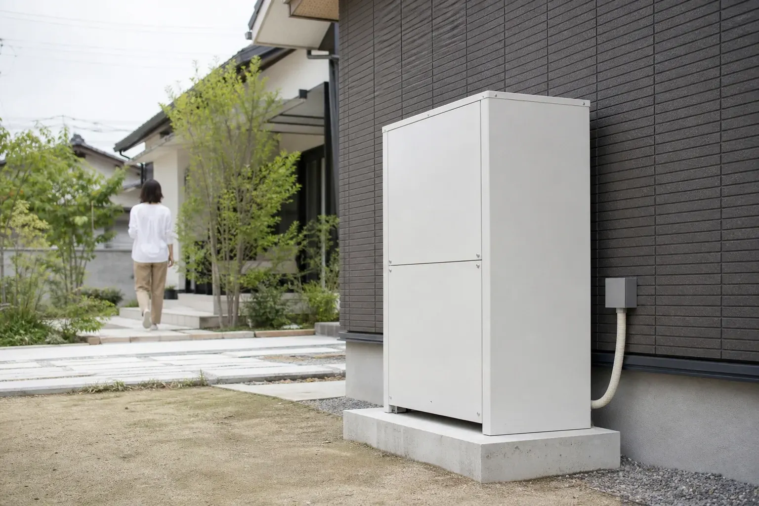 蓄電池のリフォームのようす