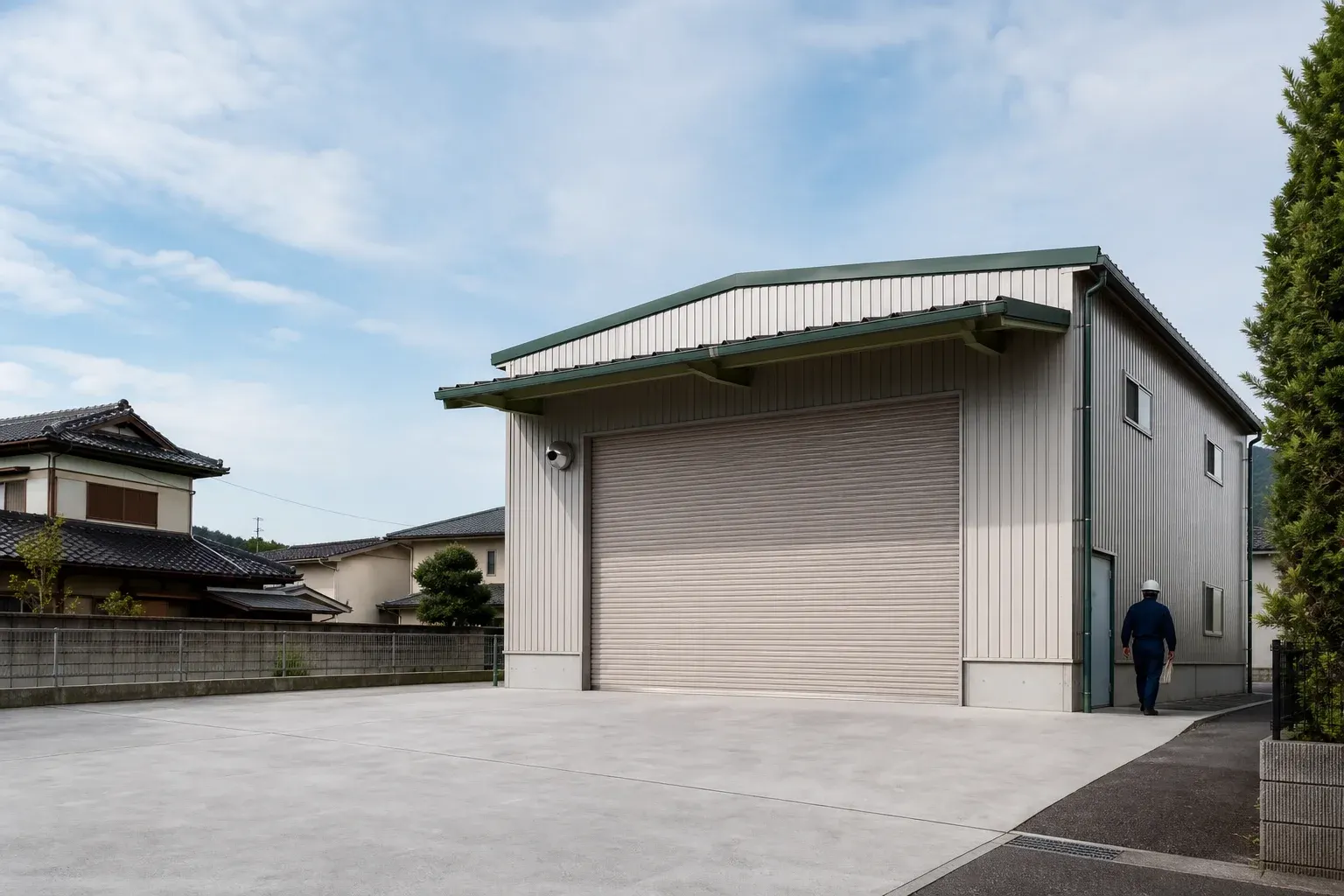工場・倉庫のリフォームのようす
