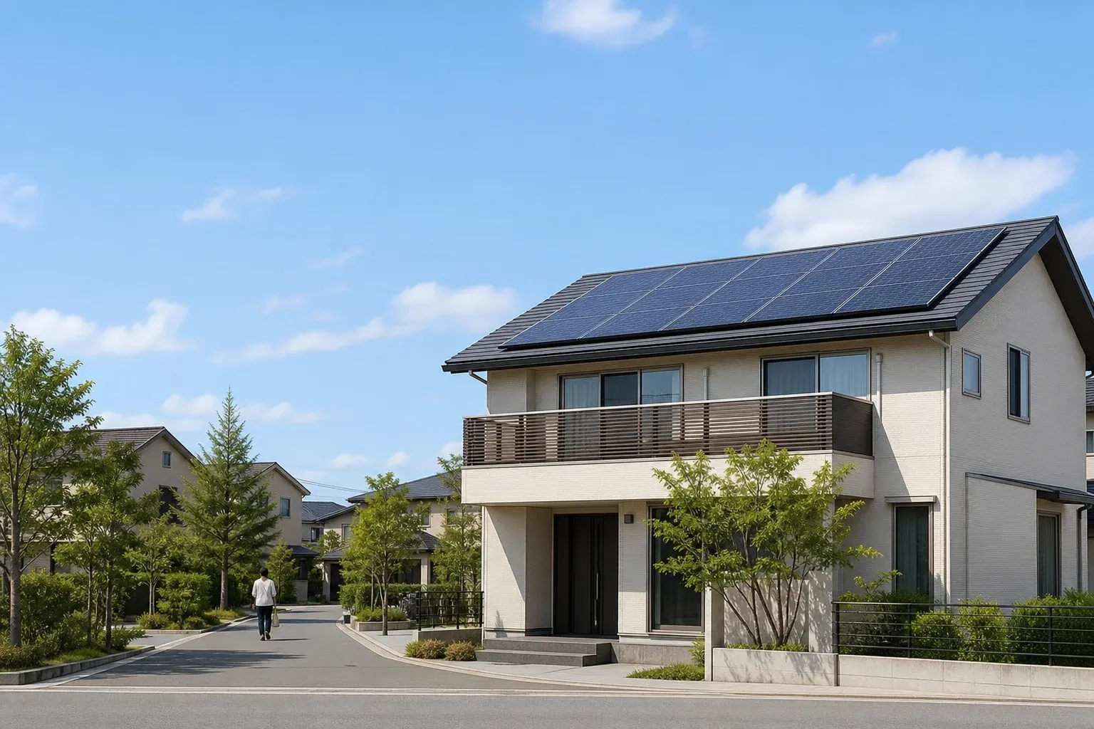 太陽光発電のリフォームのようす