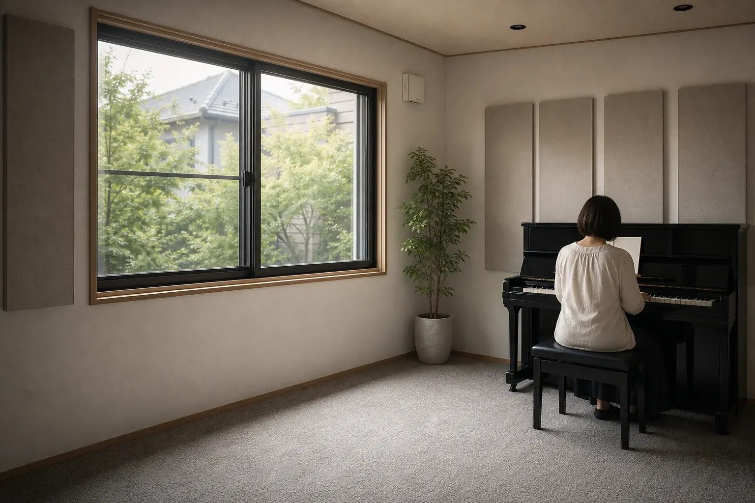 防音のリフォームのようす